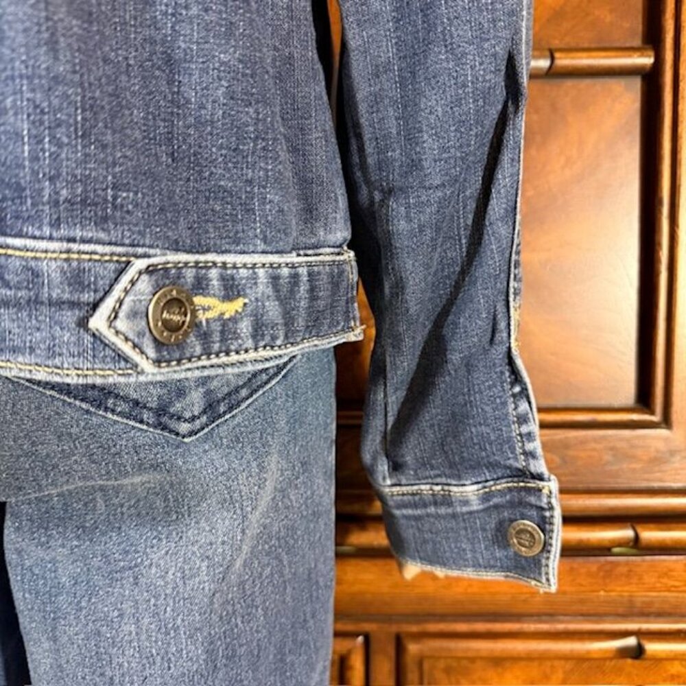 Riders by Lee Indigo Stretch Denim Jacket - Picture 10 of 14
